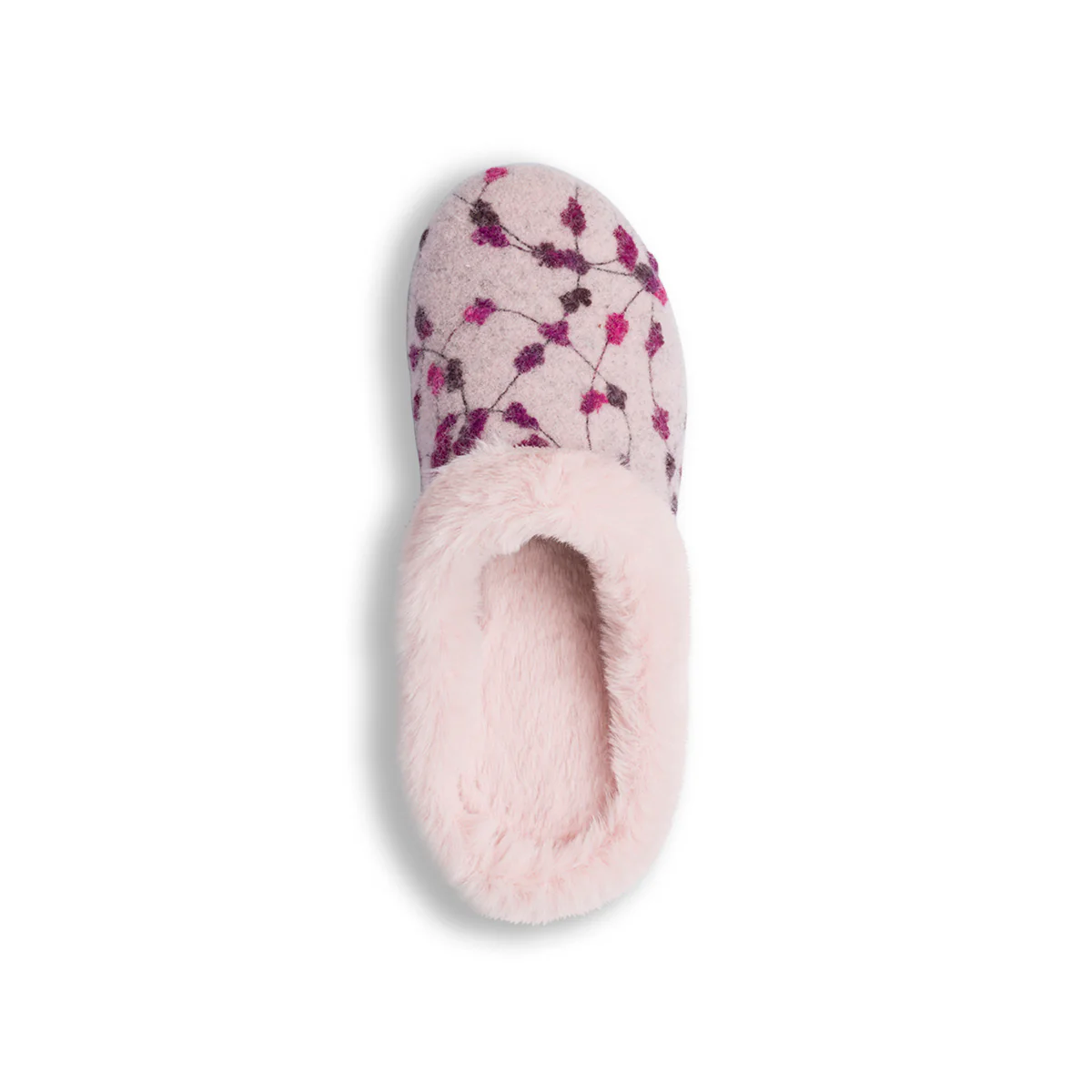 Pantofole rosa da Donna in tessuto con pelo sintetico Italia Trend - Image 5