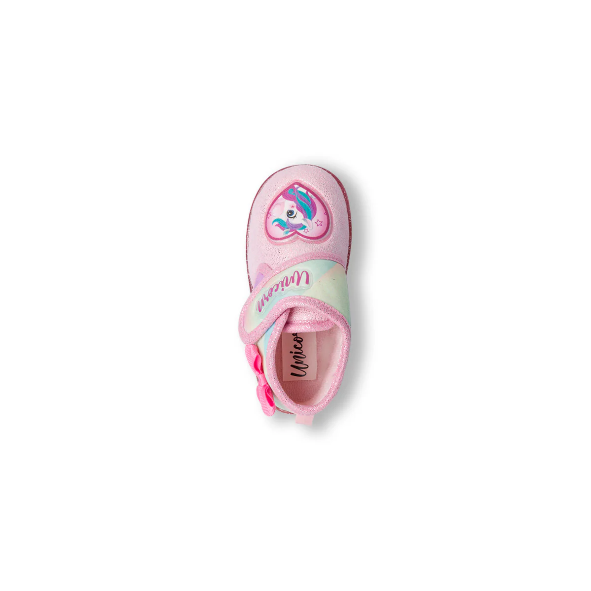 Pantofole rosa glitterate da bambina con stampa Unicorno - Image 7