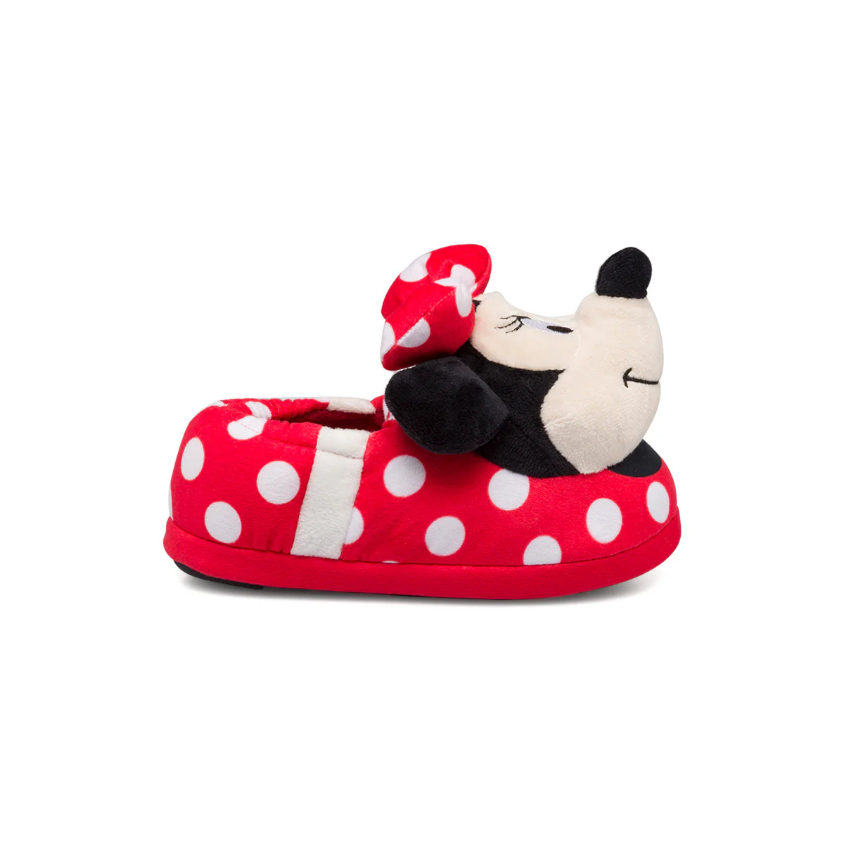 Pantofole rosse a pois da bambina Minnie
