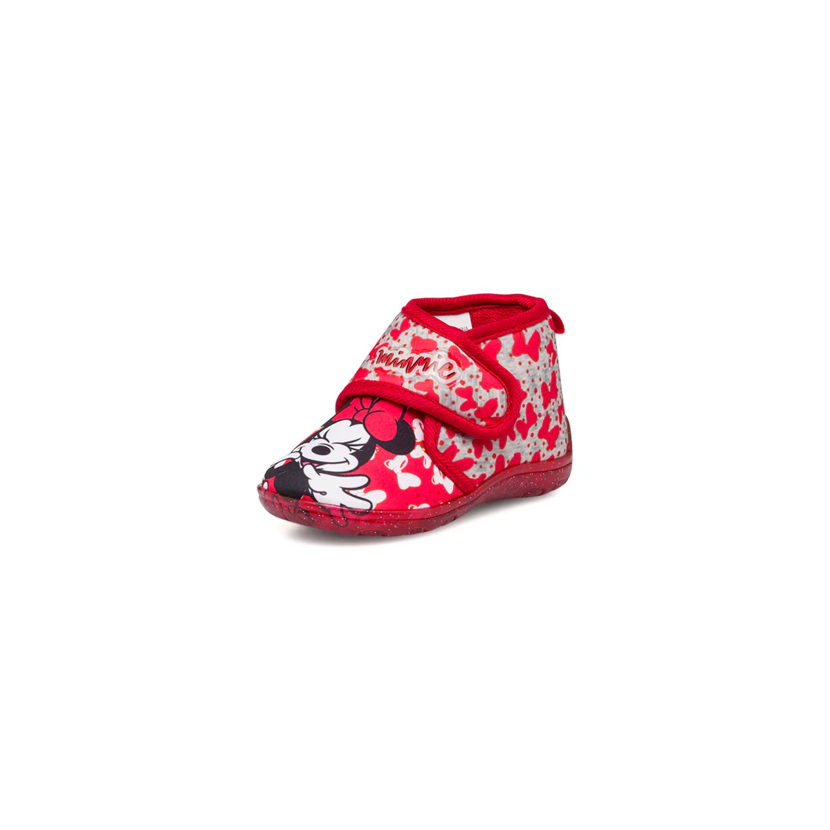 Pantofole rosse da bambina con stampa Minnie - Image 2
