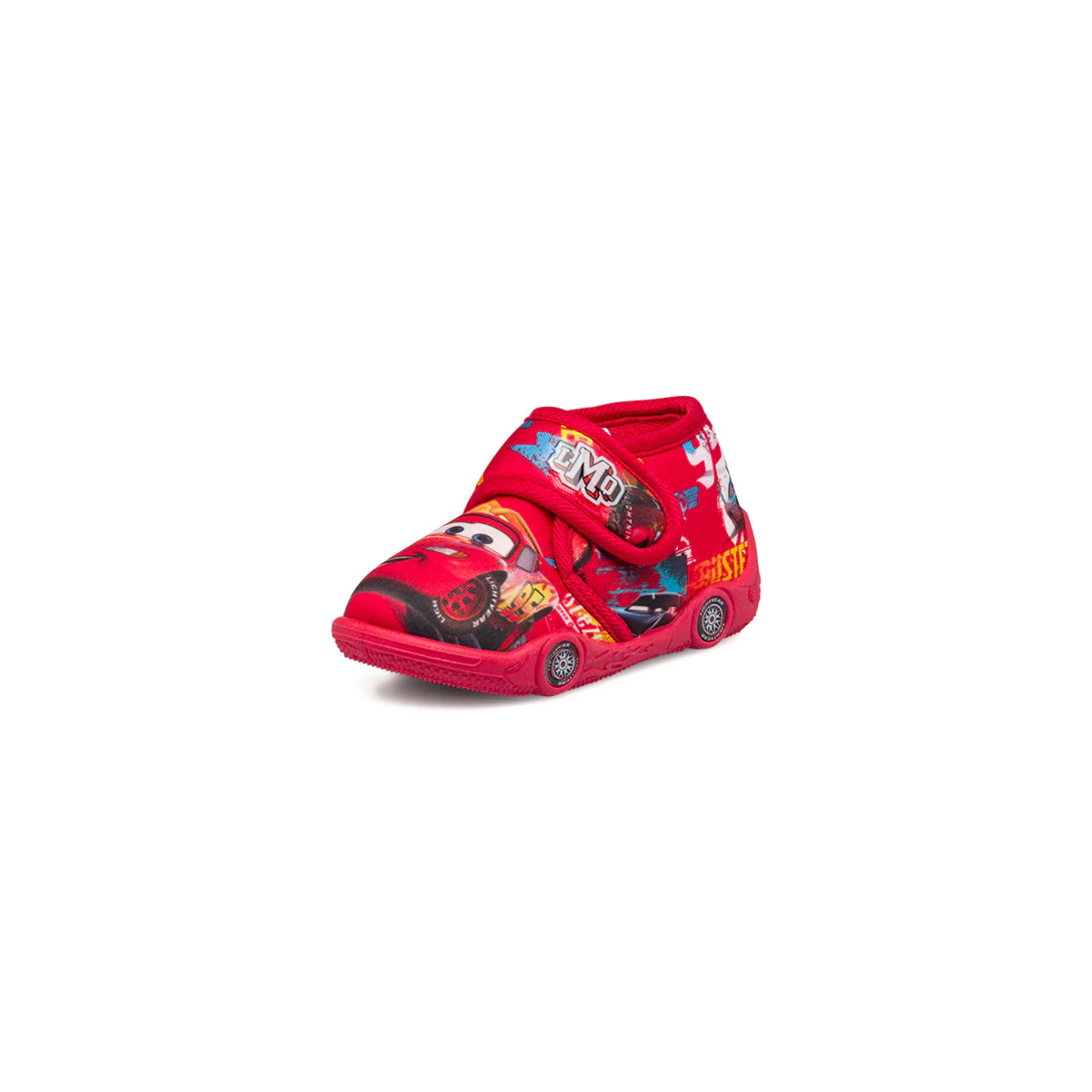 Pantofole rosse da bambino con stampa Cars Saetta McQueen - Image 2