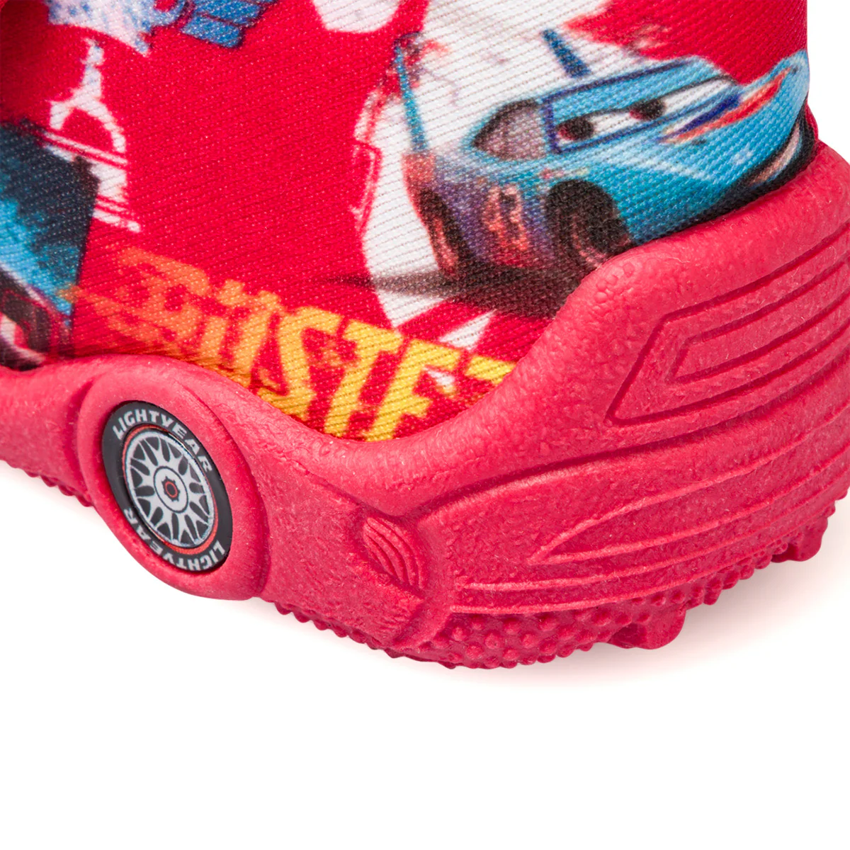 Pantofole rosse da bambino con stampa Cars Saetta McQueen - Image 7