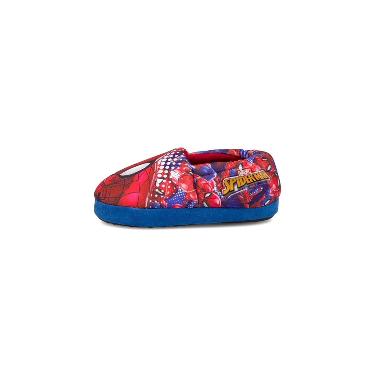 Pantofole rosse da bambino con stampa Spiderman