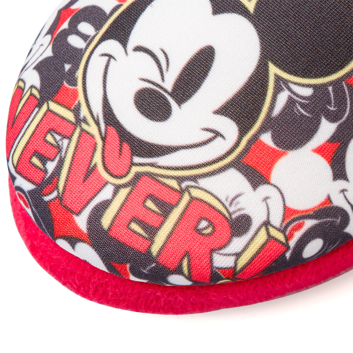 Pantofole rosse e nere da bambino con stampa Mickey Mouse - Image 5