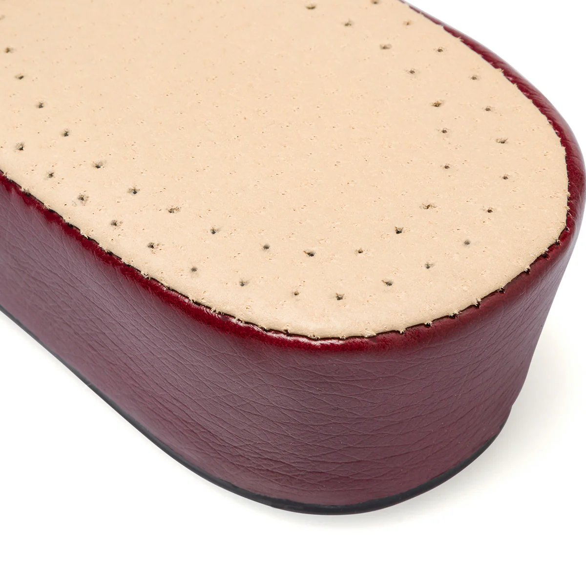 Pantofole rosso bordeaux da donna con sottopiede in pelle StilRosa - Image 6