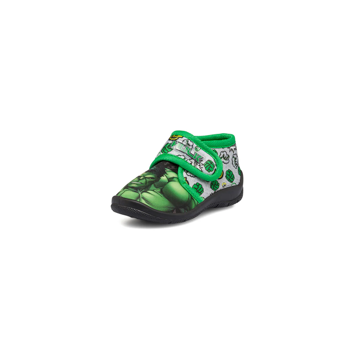 Pantofole verdi da bambino con stampa Hulk - Image 2