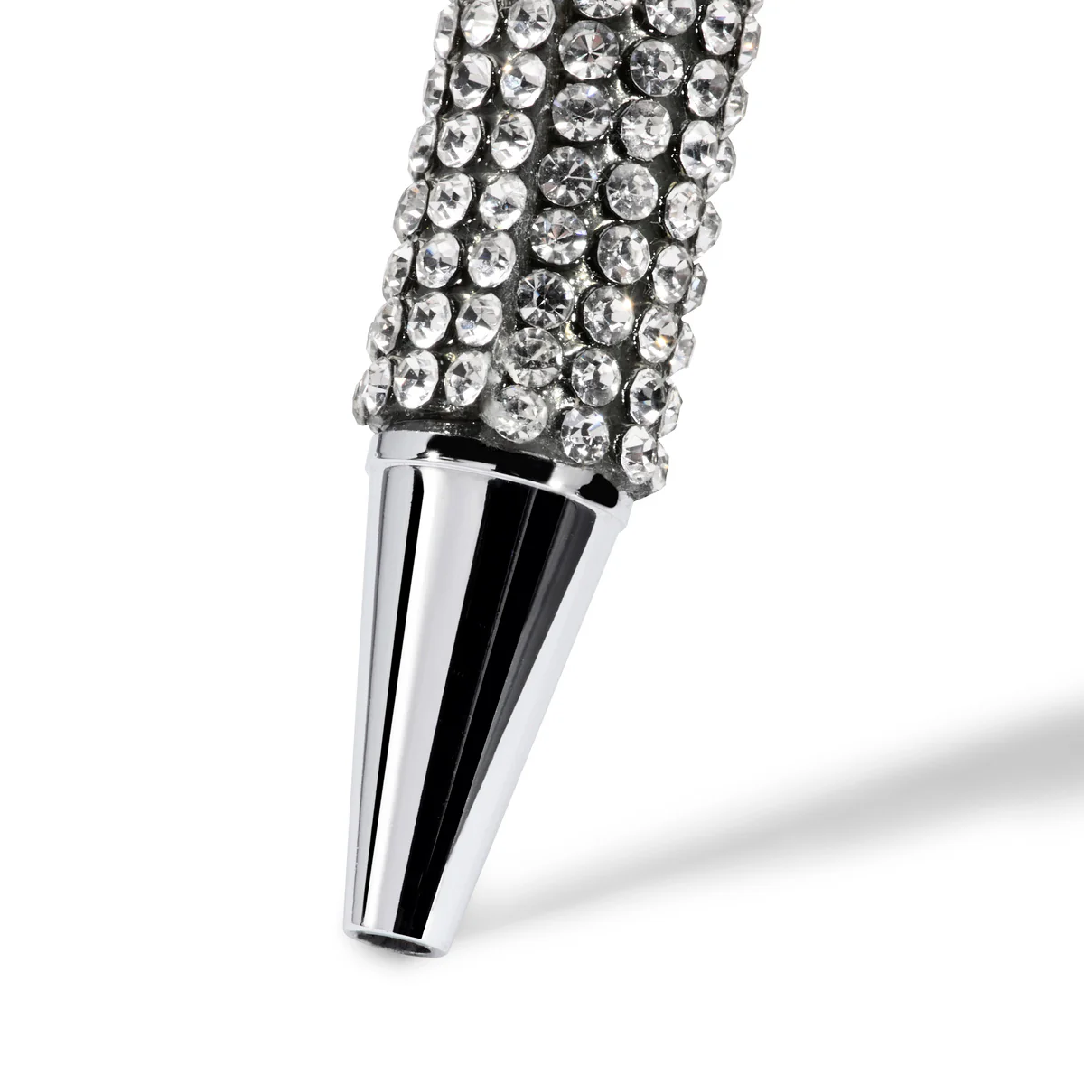 Penna a sfera argento con strass e logo Chiara Ferragni - Image 4