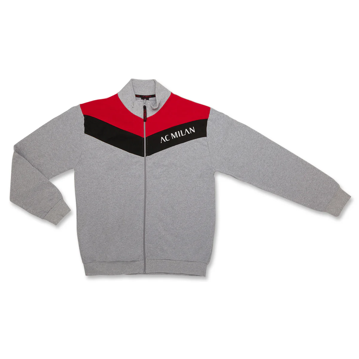 Pigiama invernale grigio da uomo con logo Milan - Image 10