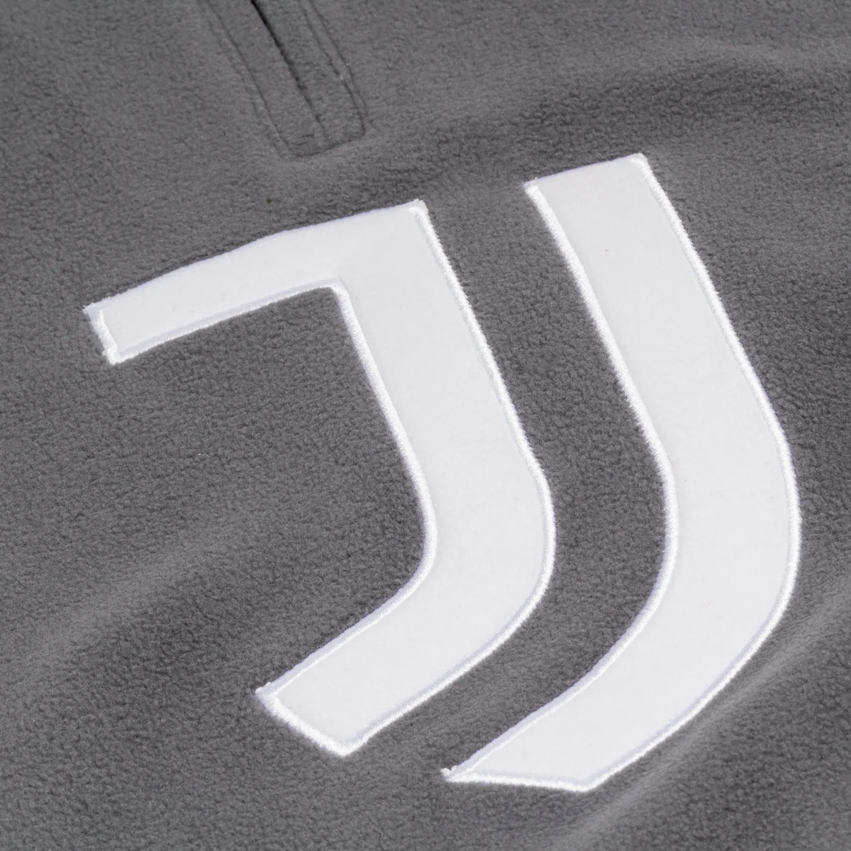 Pigiama invernale in pile grigio e nero da bambino con logo Juventus - Image 8