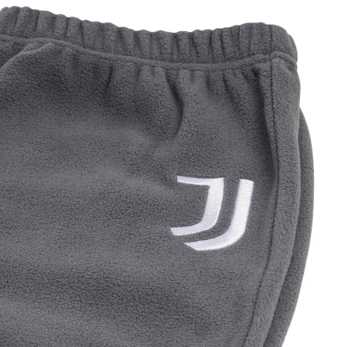 Pigiama invernale in pile grigio e nero da uomo con logo Juventus - Image 13