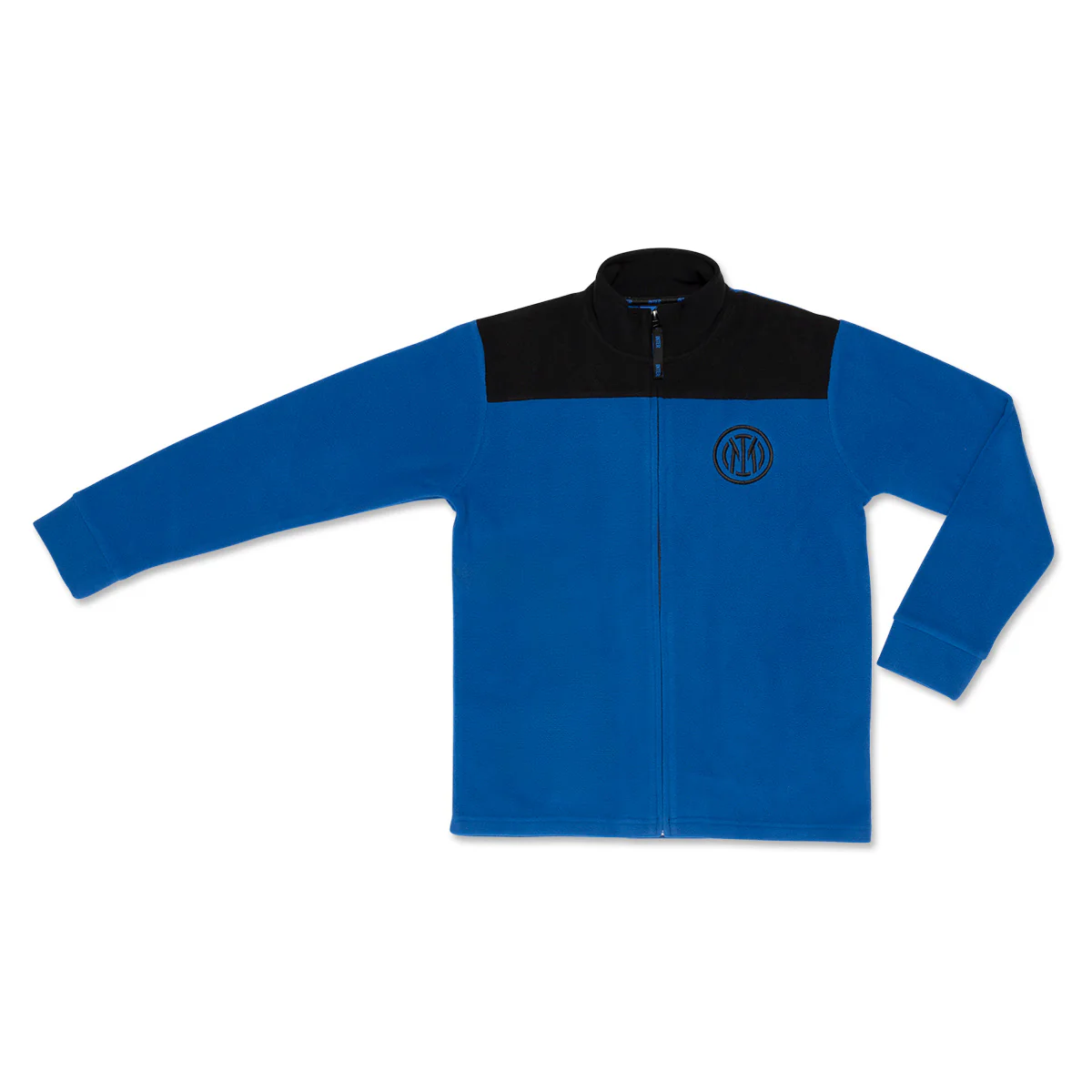 Pigiama invernale in pile nerazzurro da bambino con logo Inter - Image 2