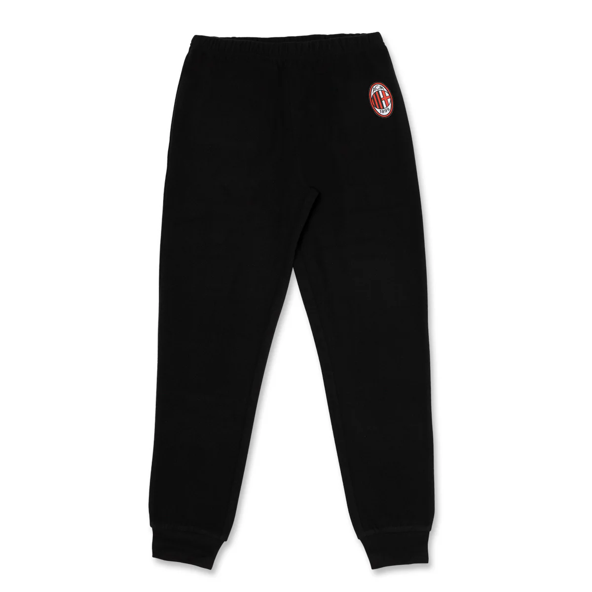 Pigiama invernale in pile rossonero da bambino con logo Milan - Image 5