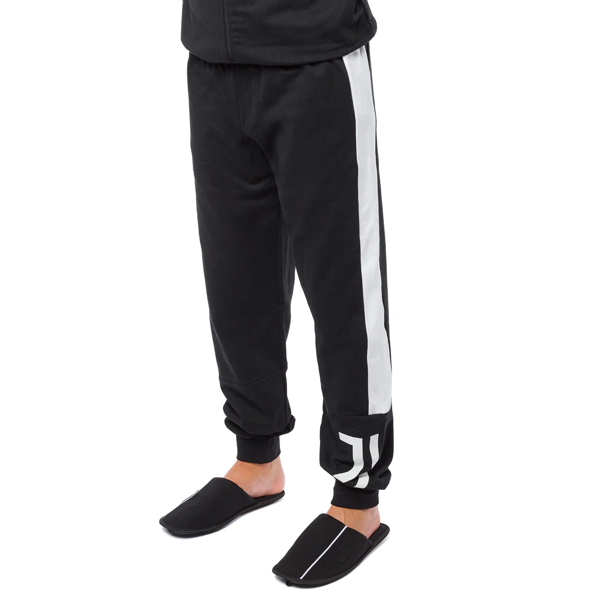 Pigiama invernale nero da uomo con logo Juventus - Image 4