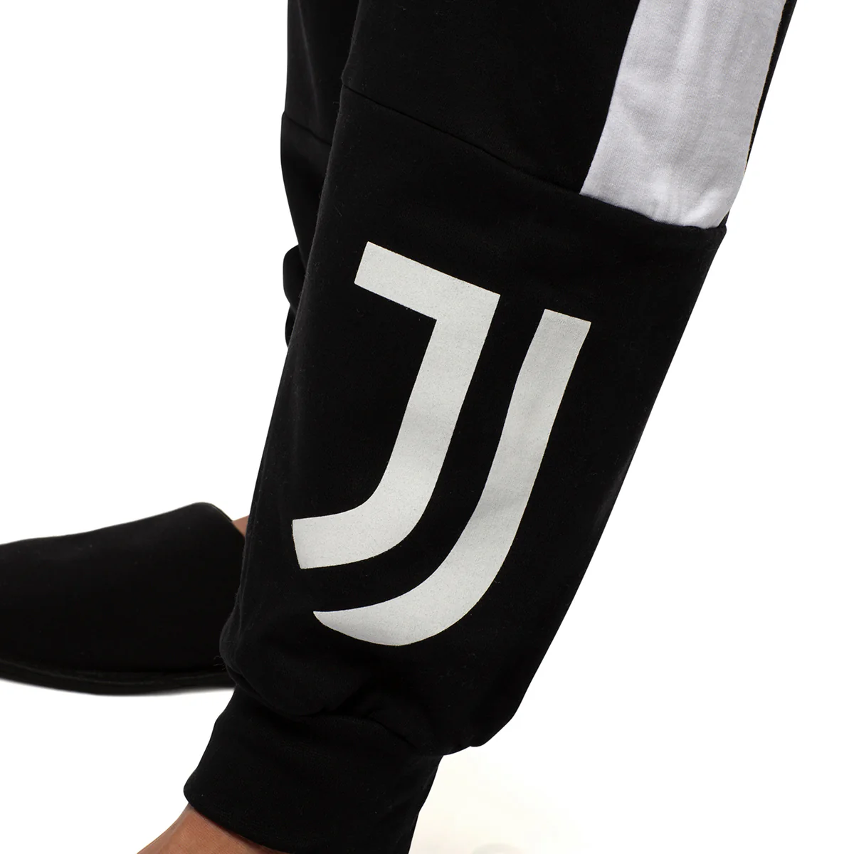 Pigiama invernale nero da uomo con logo Juventus - Image 5