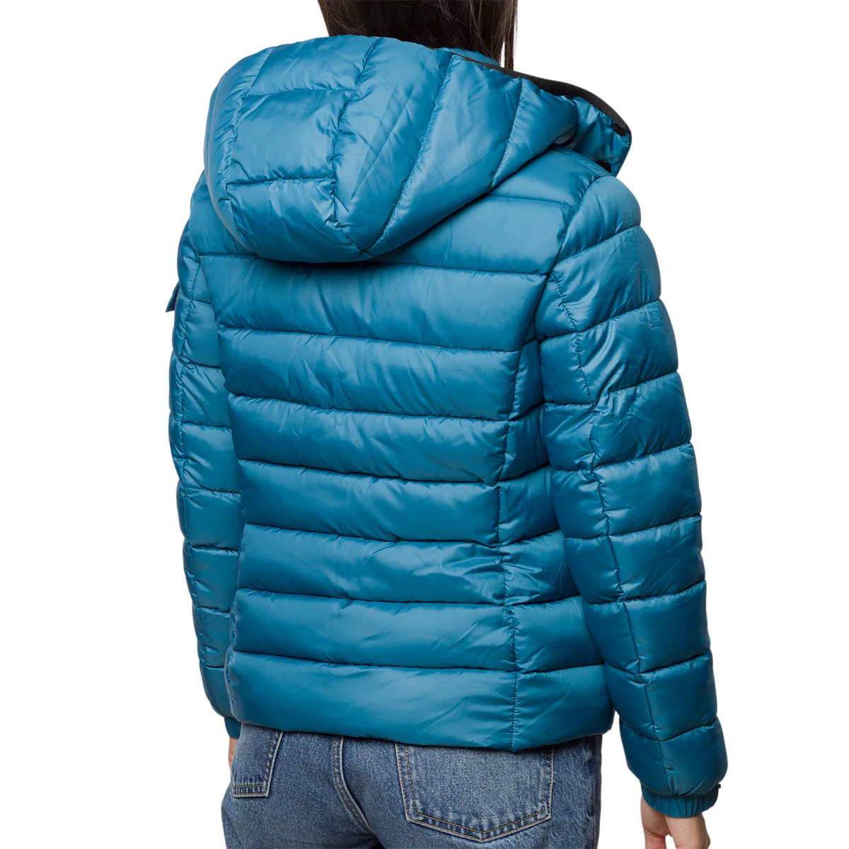 Piumino azzurro da donna con chiusura a zip Lora Ferres - Image 2
