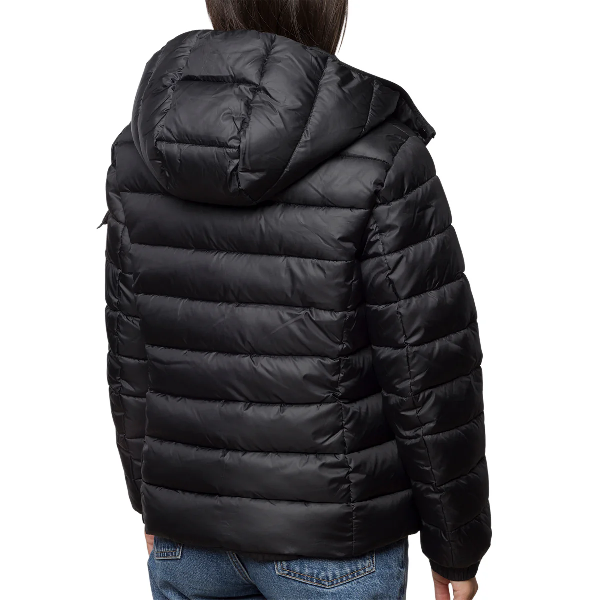 Piumino nero da donna con chiusura a zip Lora Ferres - Image 2
