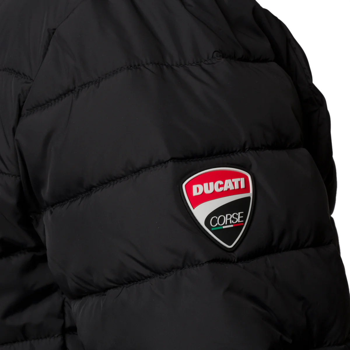 Piumino nero da uomo con logo sulla spalla Ducati Corse Anthony 2 - Image 4