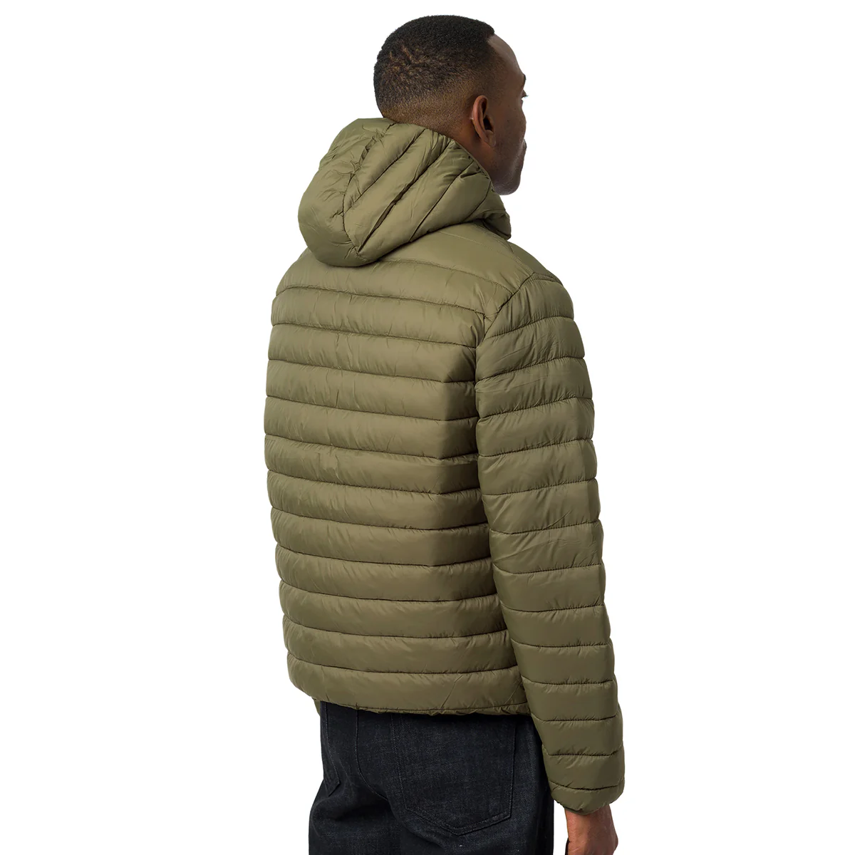 Piumino verde militare da Uomo con tasche impermabile Armata di Mare - Image 4