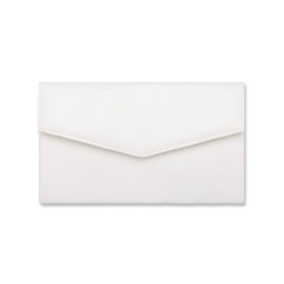 Pochette Bianca a busta da Donna con catena dorata removibile Lora Ferres - Image 5