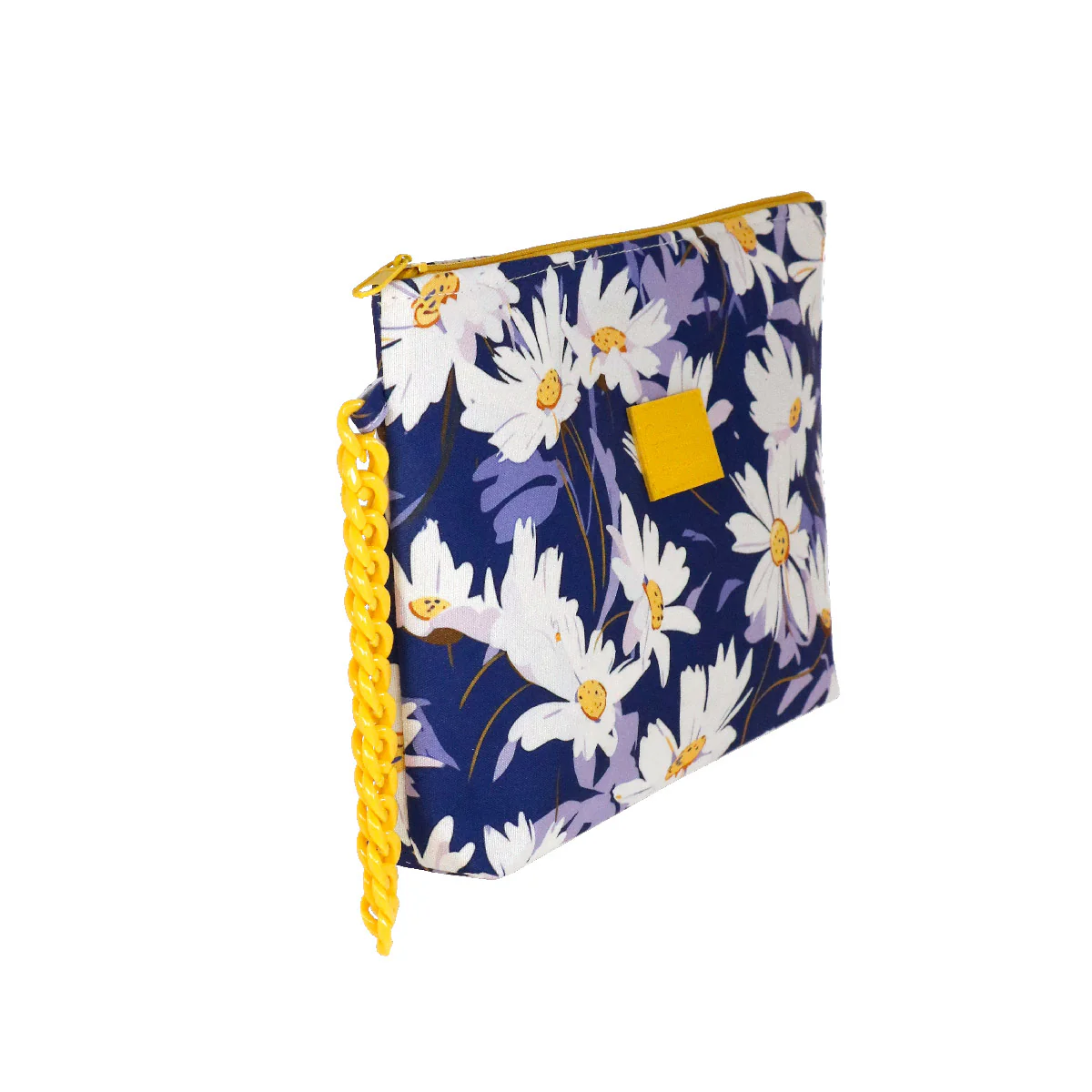 Pochette blu con stampa margherite da Donna Camomilla Milano - Image 3
