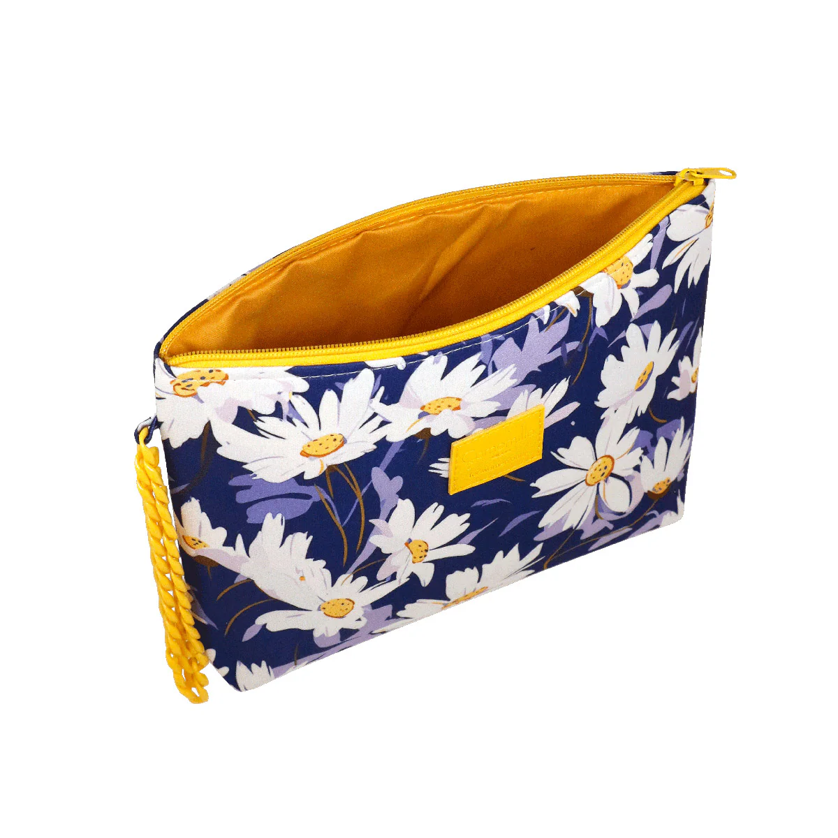 Pochette blu con stampa margherite da Donna Camomilla Milano - Image 4