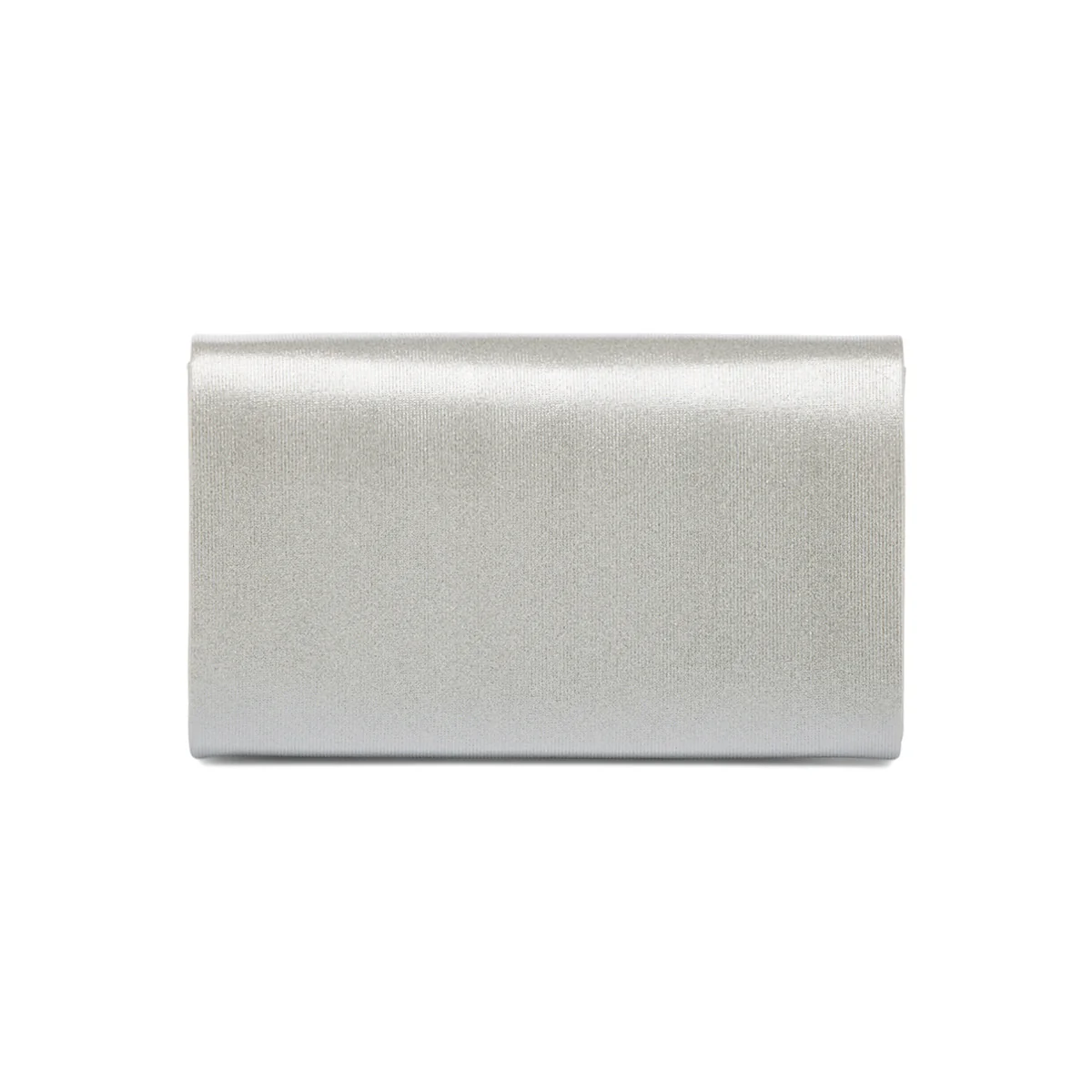Pochette da donna argento con glitter e con logo Lora Ferres - Image 3