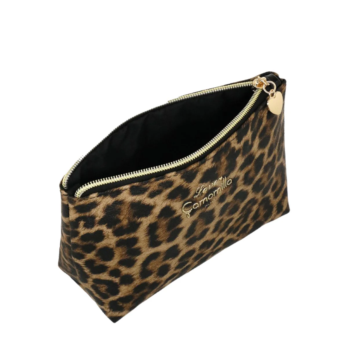 Pochette da donna Love marrone con stampa maculata Camomilla Milano - Image 2