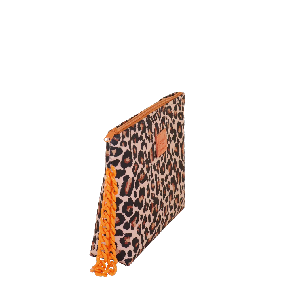 Pochette da mare maculata animalier da Donna Camomilla Milano - Image 2