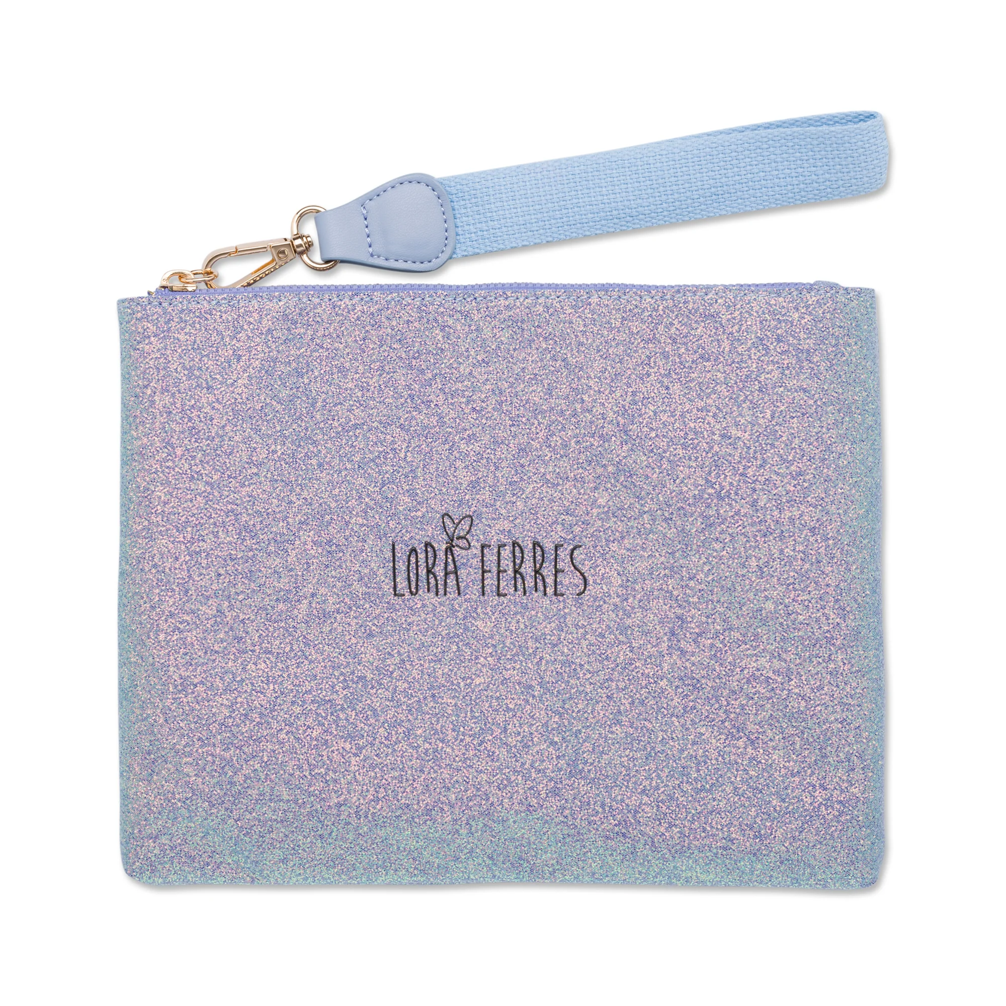 Pochette mare blu glitter da Donna Lora Ferres On The Beach