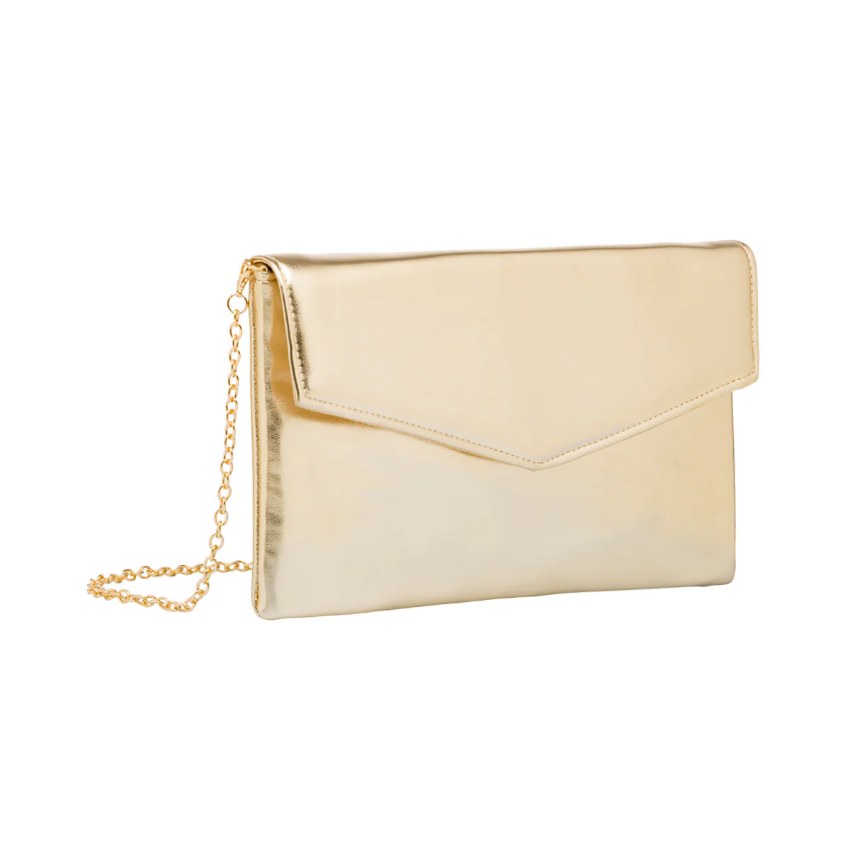 Pochette Oro a busta da Donna con catena dorata removibile Lora Ferres