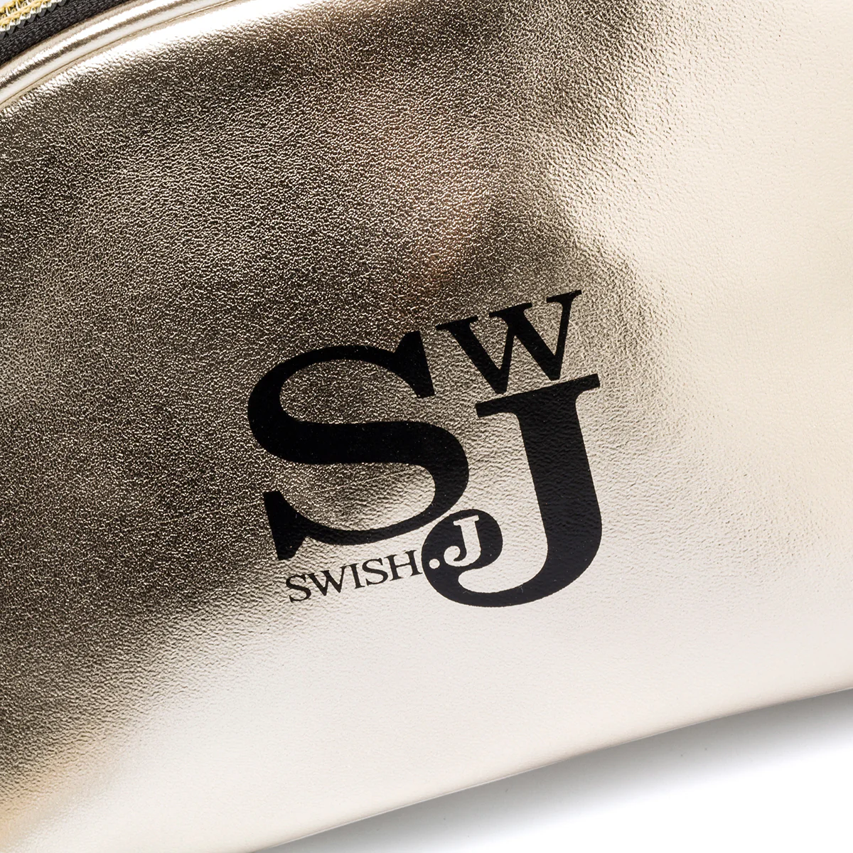 Pochette oro effetto laminato Swish Jeans - Image 3