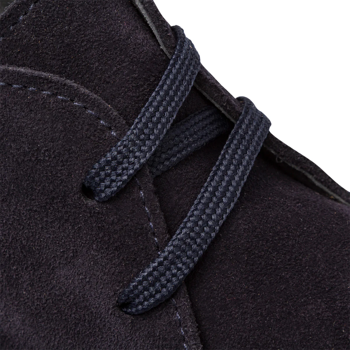 Polacchine blu da donna in pelle scamosciata Primopiano - Image 6