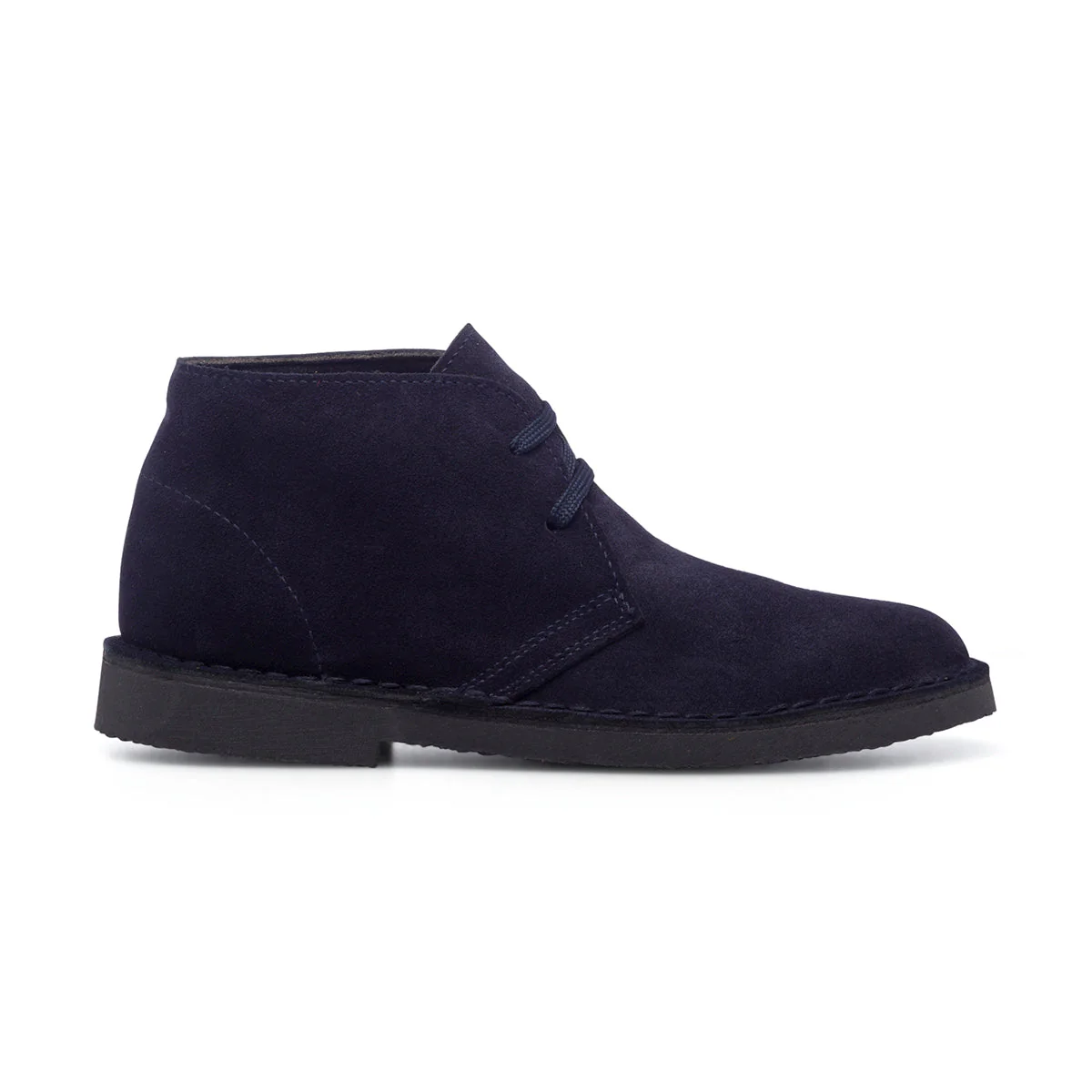Polacchine blu in pelle scamosciata da donna Primopiano