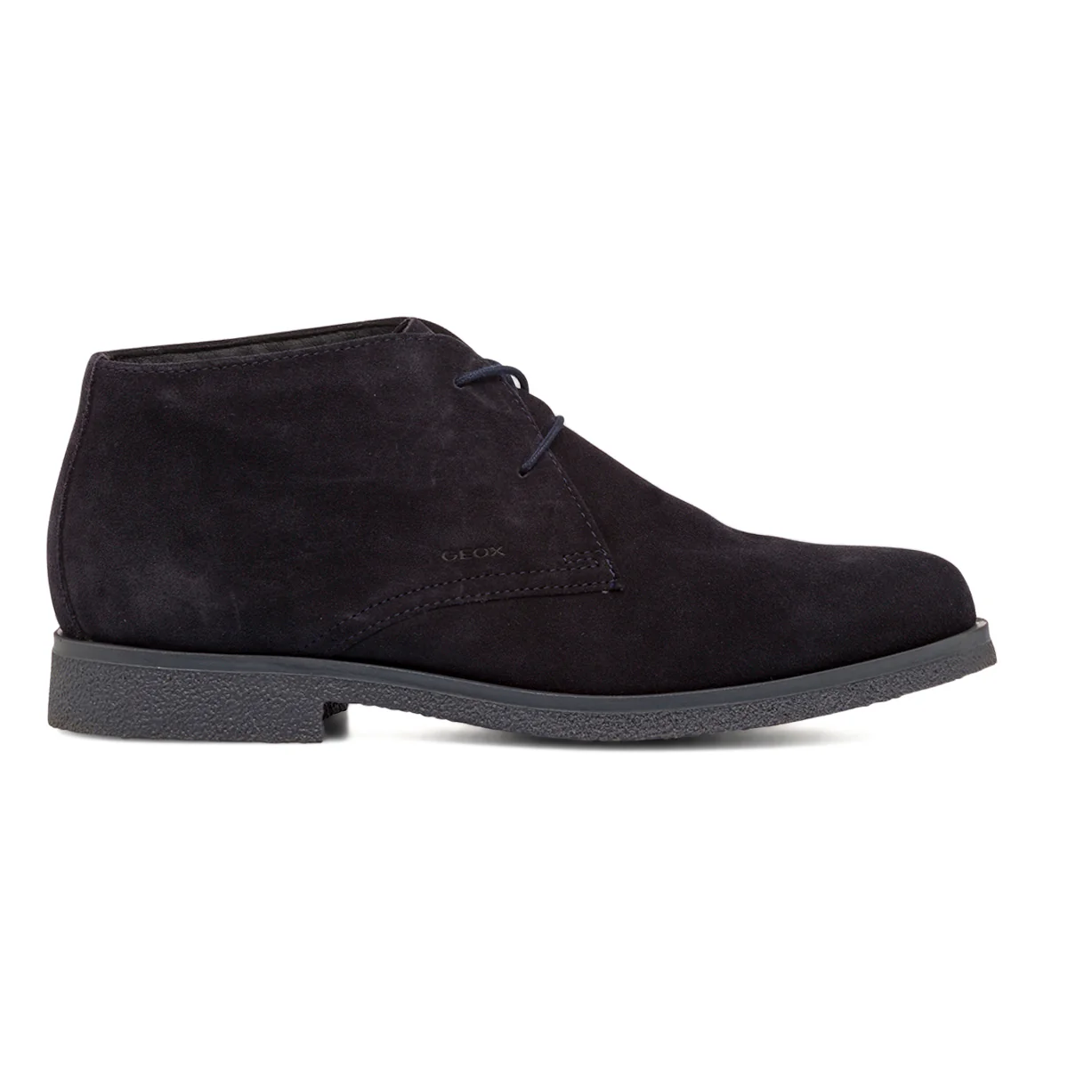 Polacchine blu in pelle scamosciata da uomo Geox