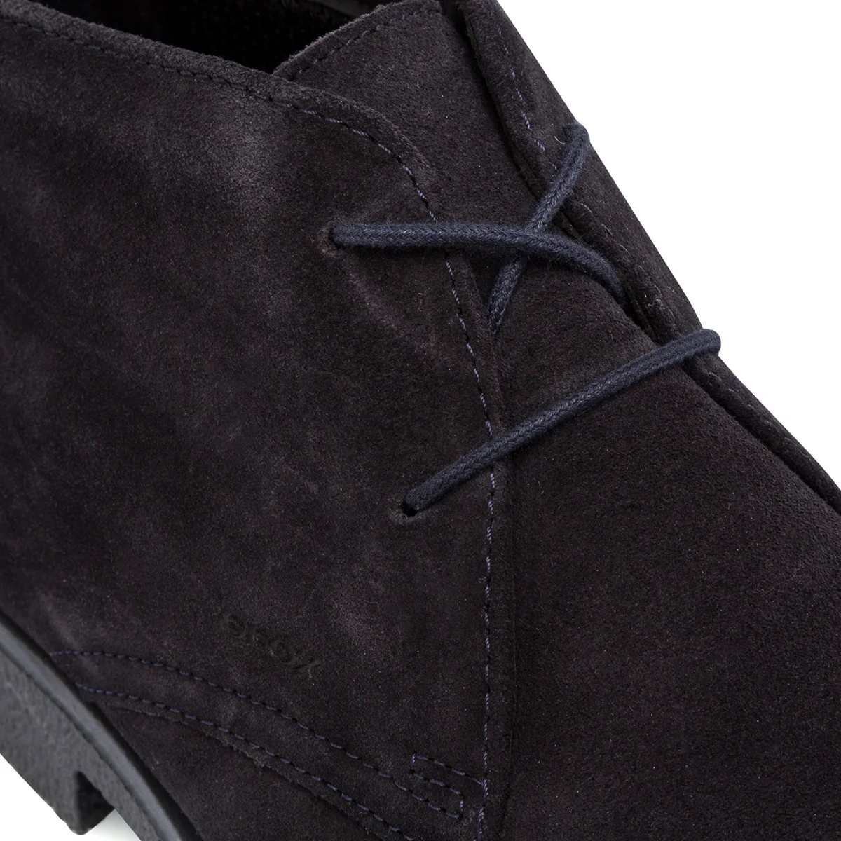 Polacchine blu in pelle scamosciata da uomo Geox - Image 5