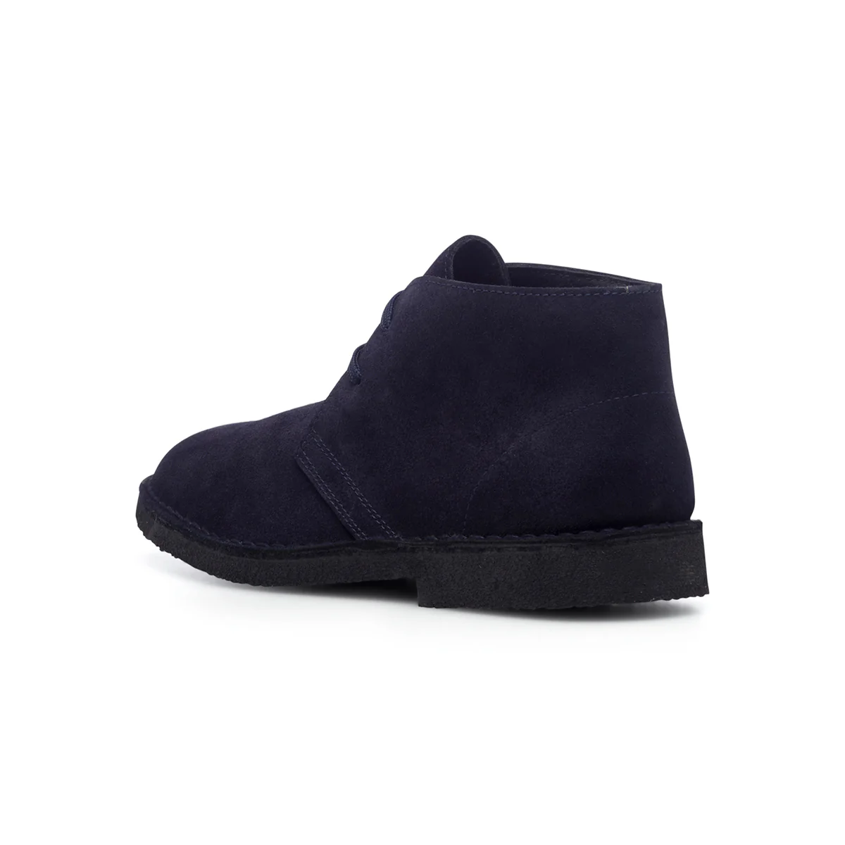 Polacchine blu navy da uomo in pelle scamosciata Primopiano - Image 3
