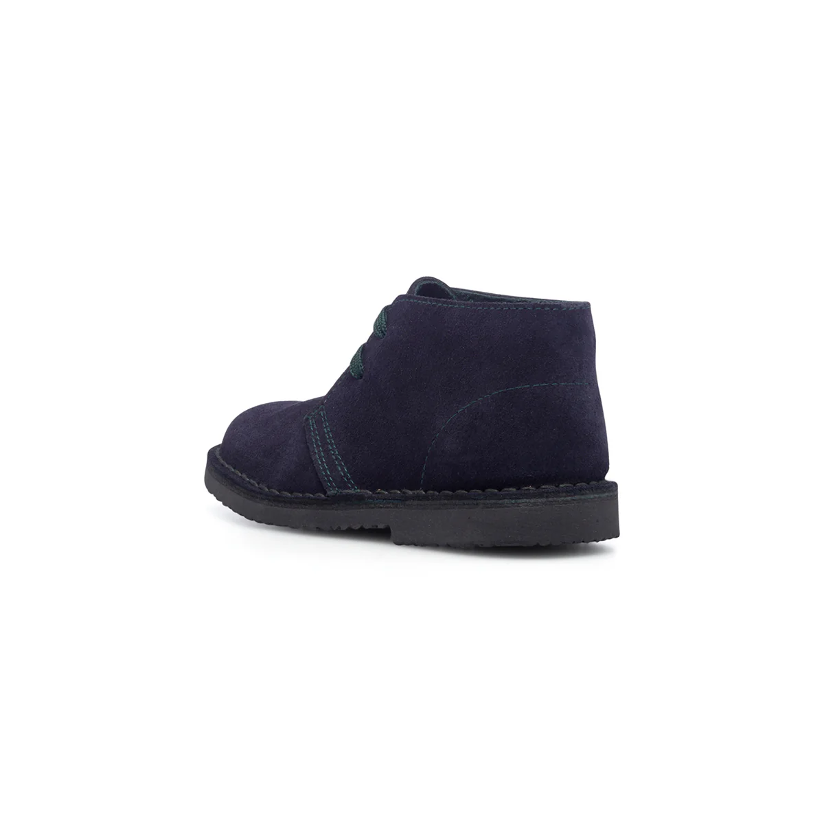 Polacchine blu navy in pelle scamosciata da bambino Weep & Smile - Image 3