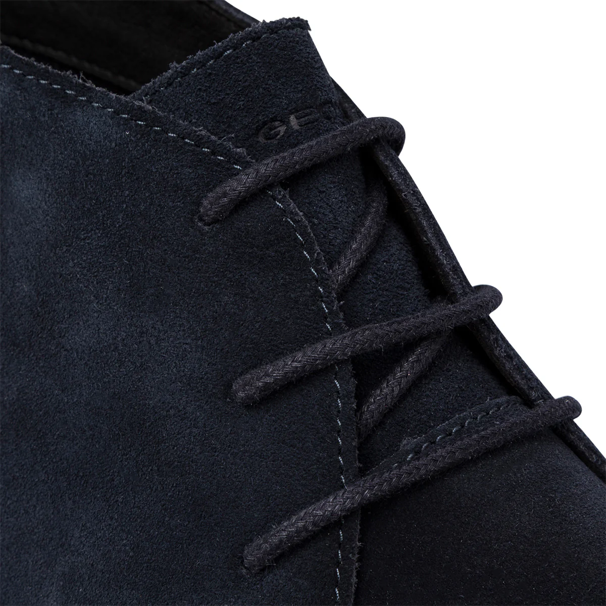 Polacchine blu scuro in pelle scamosciata da uomo Geox Ottavio - Image 6