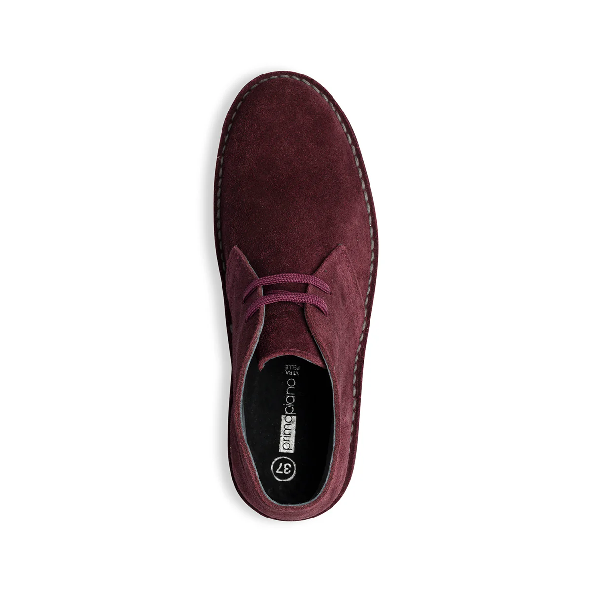 Polacchine bordeaux in pelle scamosciata Primopiano - Image 8