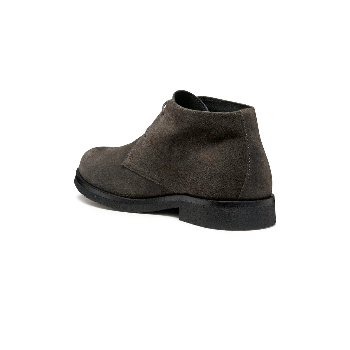 Polacchine in suede grigie da Uomo con suola traspirante Geox - Image 3
