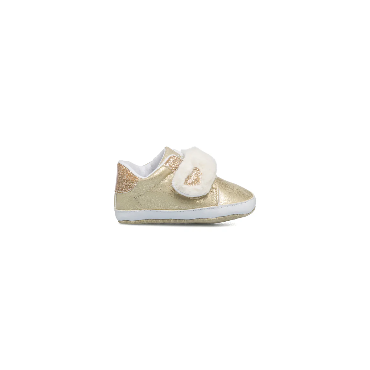 Polacchine primi passi color oro effetto glitterato Chicco Omy