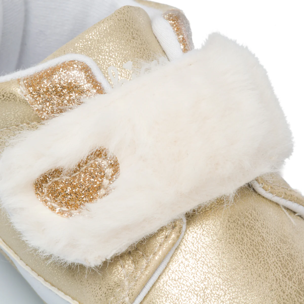 Polacchine primi passi color oro effetto glitterato Chicco Omy - Image 5