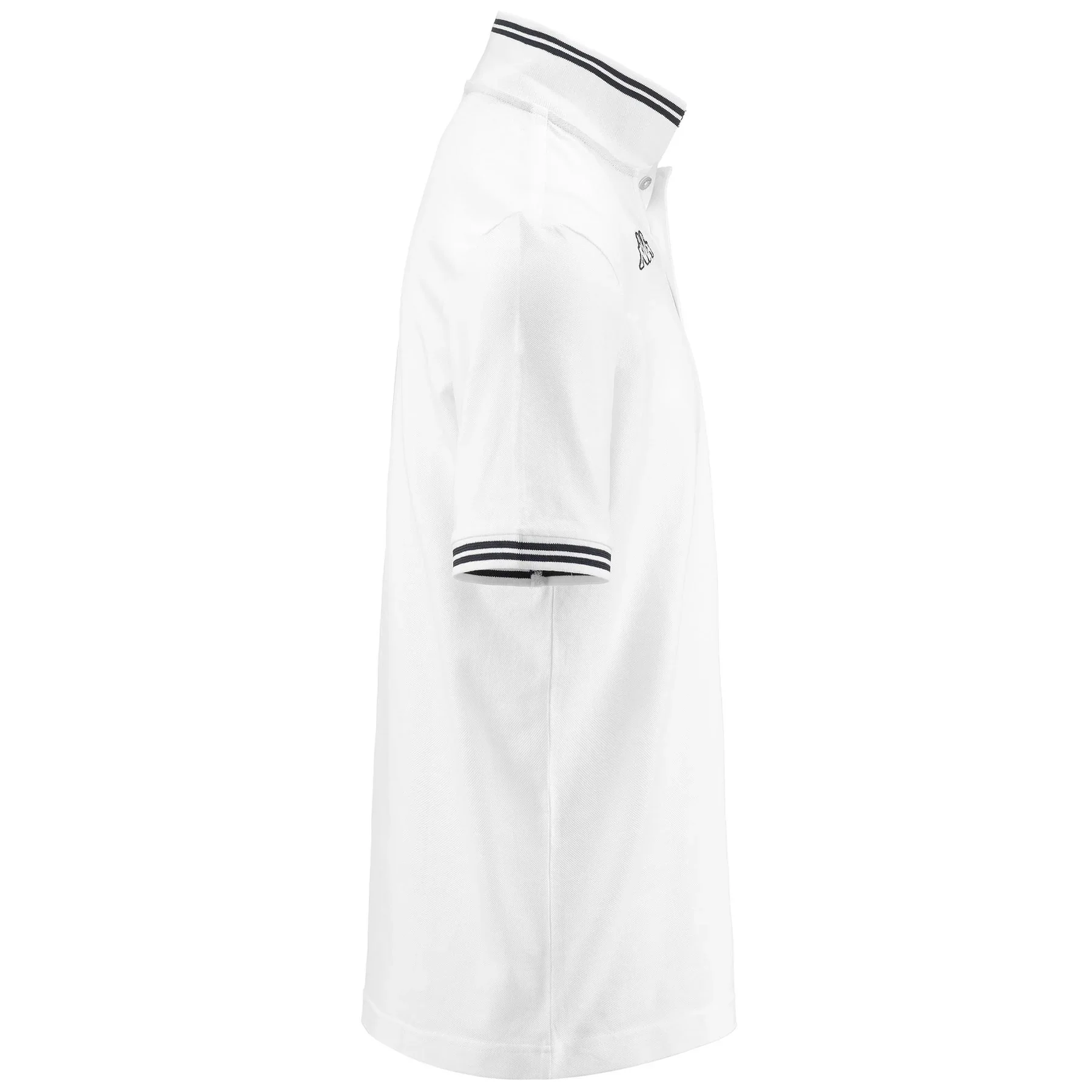 Polo bianca da uomo con logo ricamato Kappa Maltax 5 MSS - Image 2