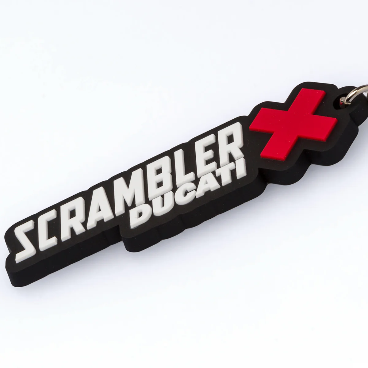 Portachiavi gommato con logo Scrambler Ducati - Image 2