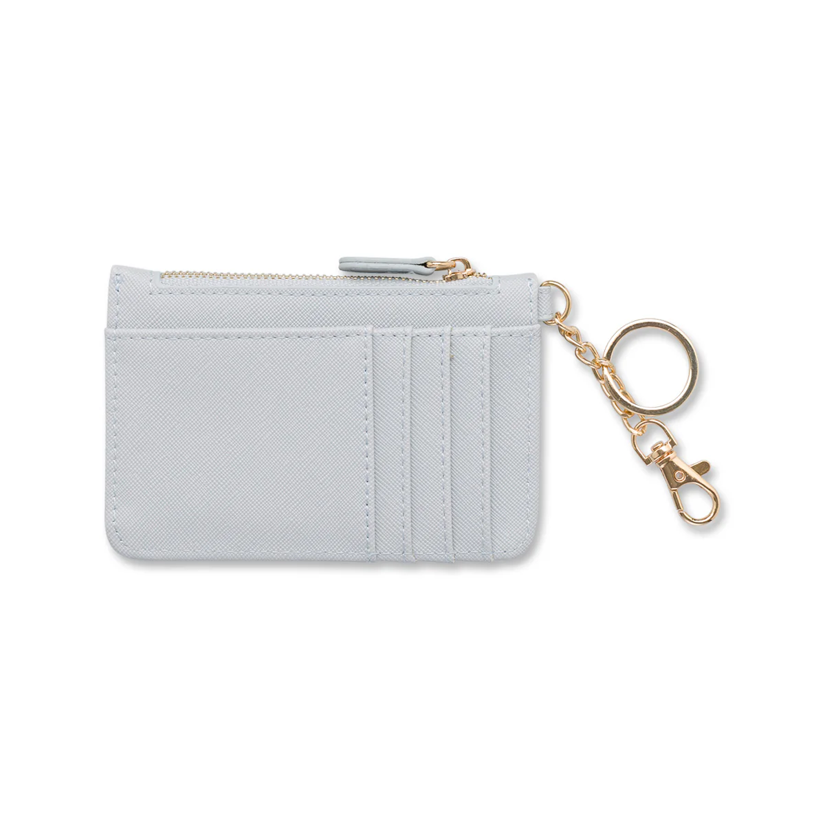 Portafoglio azzurro da Donna con portachiave in metallo Lora Ferres - Image 2
