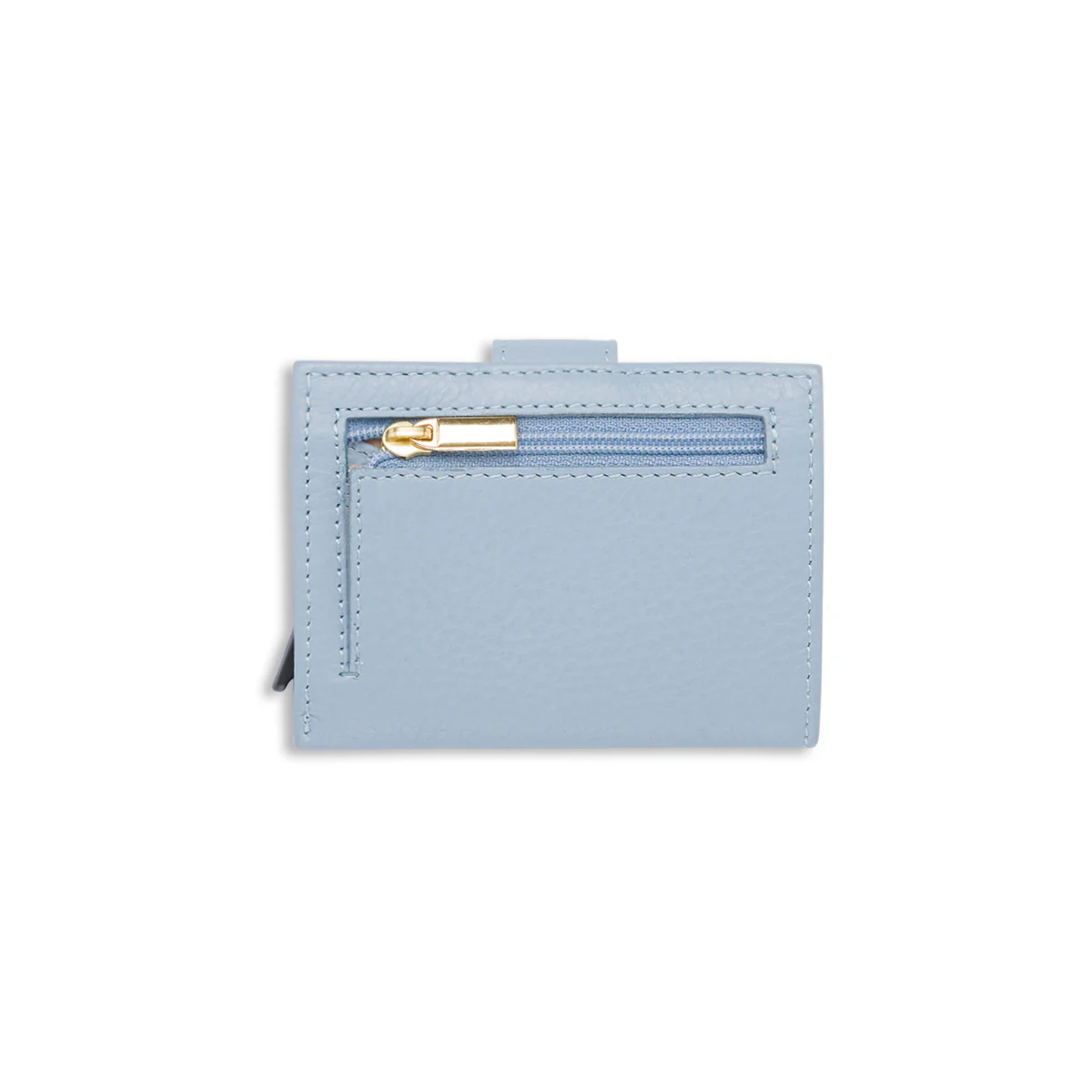 Portafoglio azzurro da donna con portatessere in metallo Coconuda - Image 2