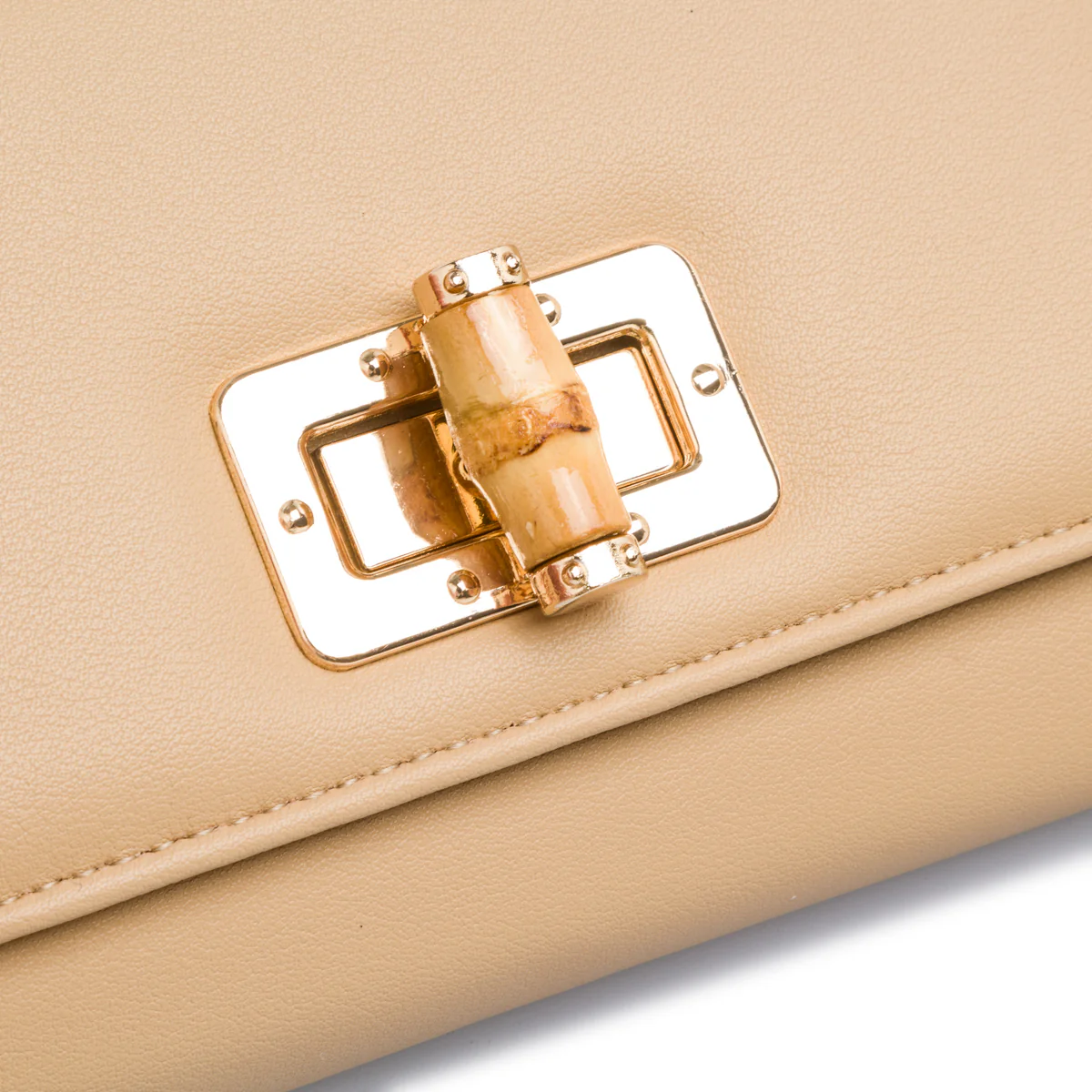Portafoglio beige da donna con logo Romeo Gigli Milano Misty - Image 2
