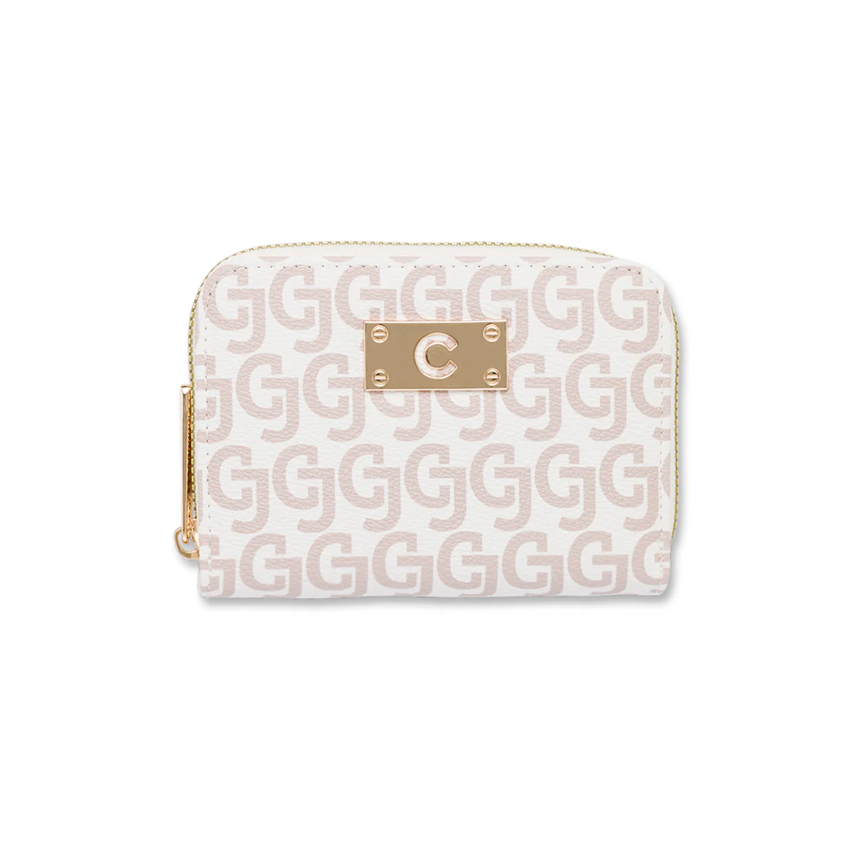 Portafoglio bianco da donna con logo beige sulla tomaia Carrera Jeans