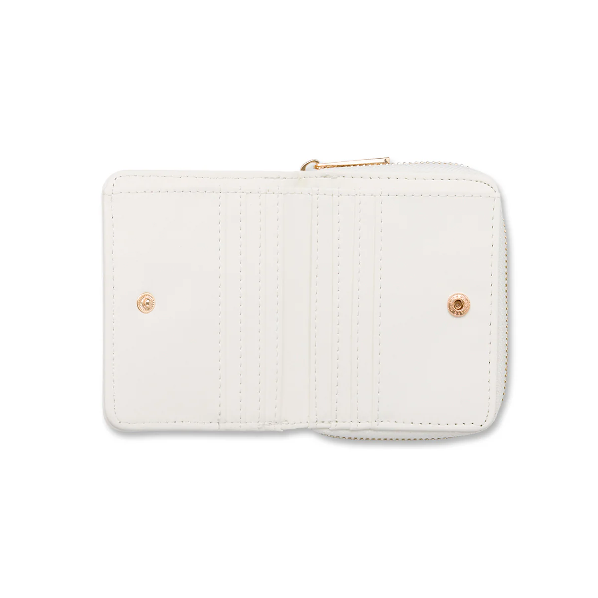 Portafoglio Bianco da Donna con logo in metallo Lora Ferres - Image 3
