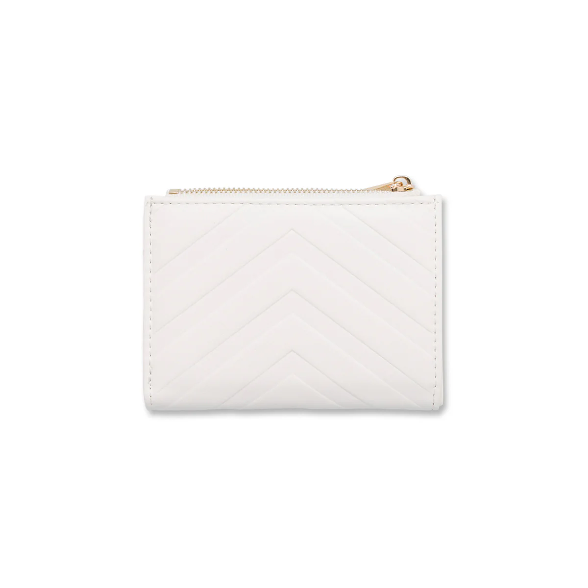 Portafoglio bianco da Donna con logo in metallo Lora Ferres - Image 2
